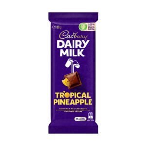 Cadbury Dairy Milk Tropical Pineapple – Case of 4 × 15 × 180 g (60 bars total)
