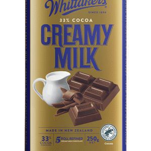 Whittaker’s Creamy Milk – Case of 12 × 250 g